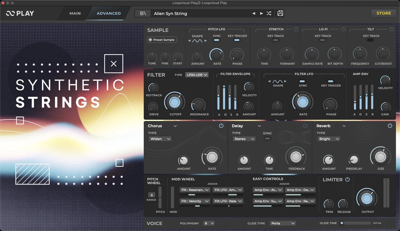 Loopcloud PLAY official plugin interface